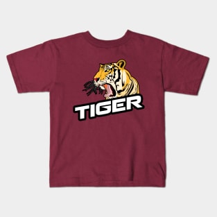 Tiger Roaring Design Kids T-Shirt